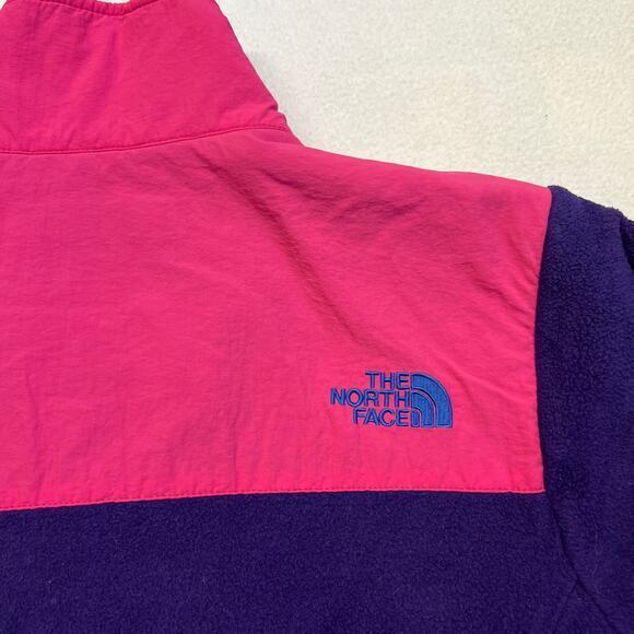 The North Face Womens Custom Denali‎ Fleece Full Zip Jacket Medium Pink & Purple - Picture 6 of 14